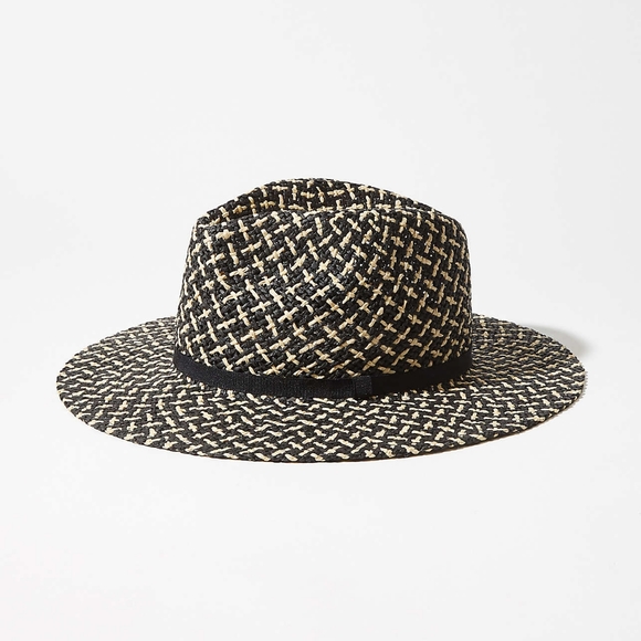 LOFT Accessories - 🎃SALE🎃Textured Straw Fedora Hat 🧡🖤
